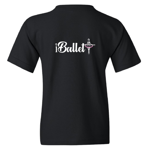 Youth Gildan Heavy Cotton Basic T-Shirt -- Black