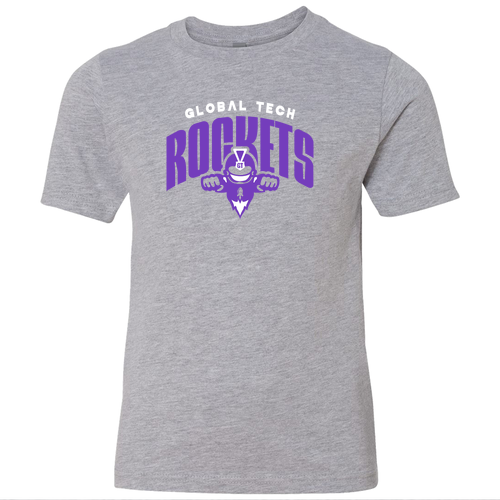 Youth Next Level Apparel Short Sleeve Crew Tee -- Heather Grey