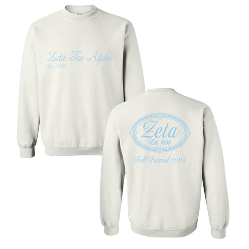 Gildan Heavy Blend Crew Neck Sweatshirt -- White