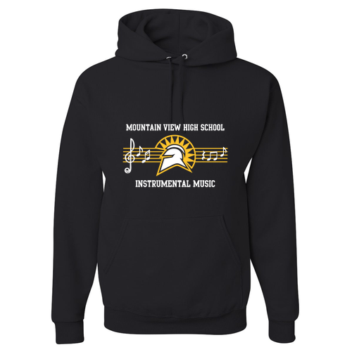 Jerzees 8 oz 50/50 Nublend Adult Hooded Sweatshirt -- Black