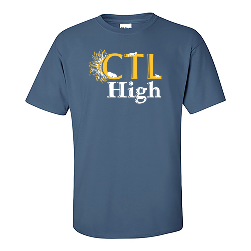 CTL High T-Shirt -- Indigo Blue