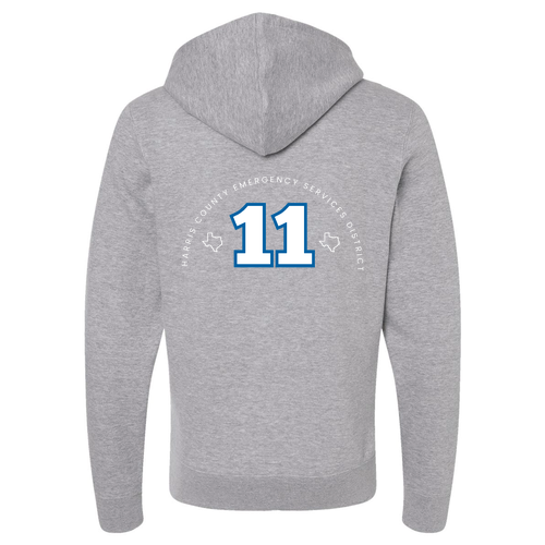J America Unisex BTB Fleece Hooded Sweatshirt -- Oxford