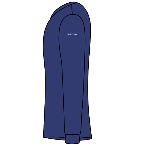 Embroidered Hanes EcoSmart Crewneck Sweatshirt -- Deep Royal