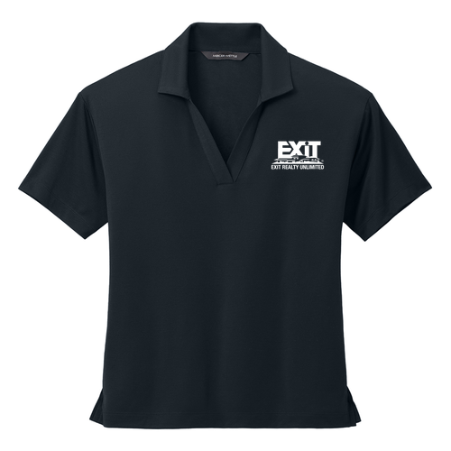 Mercer+Mettle Women's Stretch Jersey Polo -- Night Navy