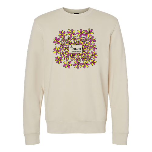J. America BTB Fleece Crew -- Oyster