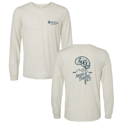 Bella+Canvas Unisex Triblend Long Sleeve Tee -- Oatmeal TriBlend