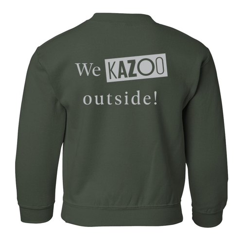 Gildan Heavy Blend Youth Crew Neck Sweatshirt -- Forest Green