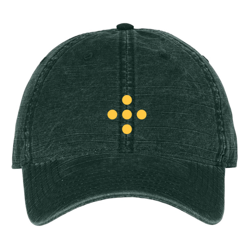 Sportsman Slub Fabric Dad Hat Embroidered Forest
