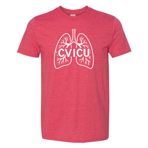 CVICU SoftStyle T-Shirt -- Heather Red