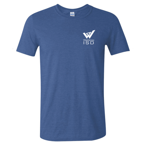 Mens/Unisex Gildan SoftStyle Fitted T-Shirt -- Heather Royal