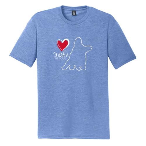 District Made Mens Perfect Tri Crew Tee -- Maritime Frost