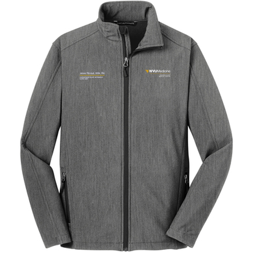 Port Authority Core Soft Shell Jacket -- Pearl Grey Heather