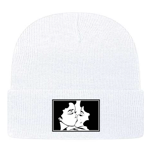 Cap America USA-Made 12-inch Cuffed Beanie -- White