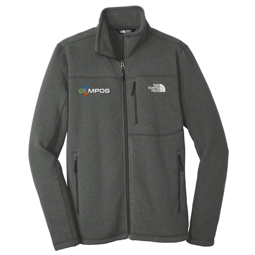 Mens/Unisex The North Face Sweater Fleece Jacket -- Black Heather