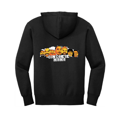 District Perfect Weight Fleece Full-Zip Hoodie -- Jet Black
