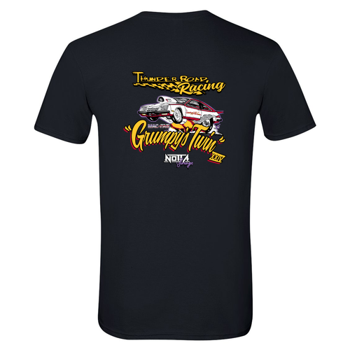 Gildan SoftStyle Fitted T-Shirt -- Black Grumpy's Twin