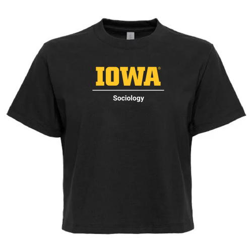 Sociology Next Level Apparel Women’s Heavyweight Boxy Tee -- Black