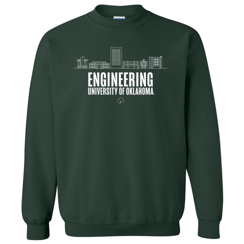 Gildan Heavy Blend Crew Neck Sweatshirt -- Forest Green