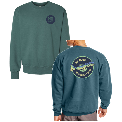 Hanes 90/10 Ultimate Cotton Crew Sweat -- Cactus