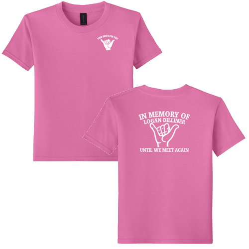 Gildan Youth Softstyle T-Shirt -- Azalea