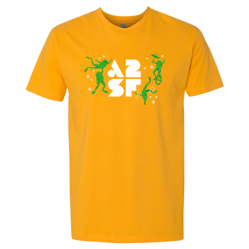 Mens/Unisex Next Level Soft Fitted Short Sleeve Tee -- Gold