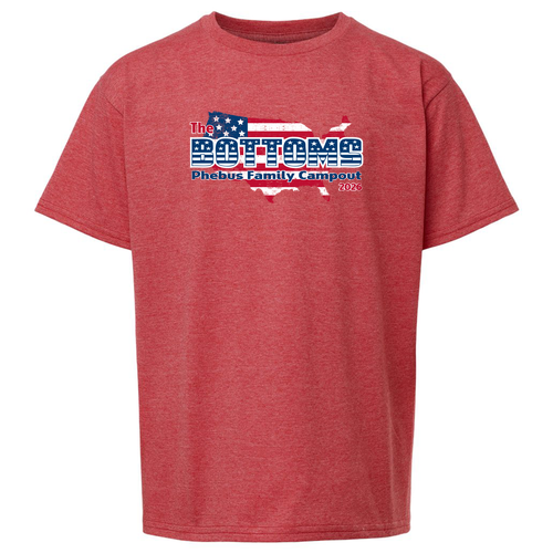 Gildan Softstyle Youth CVC T-Shirt -- Red Mist