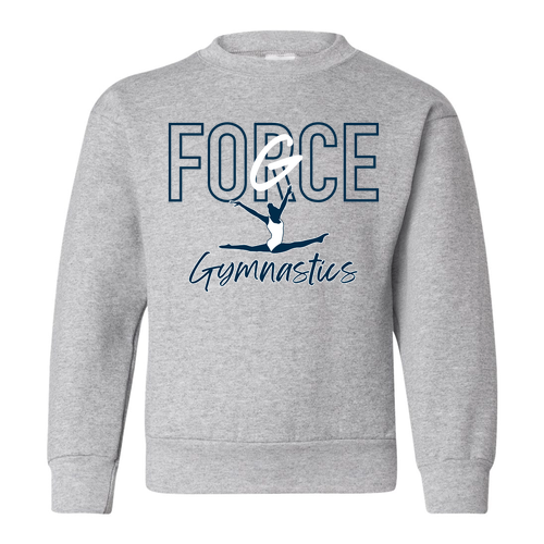 G-Force Youth Crewneck Sweatshirt -- Light Steel
