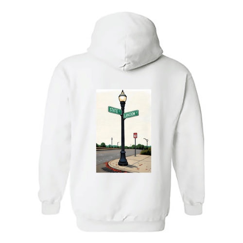 Gildan Heavy Blend Hooded Sweatshirt -- White