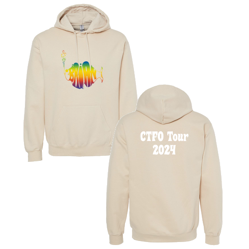 Gildan Adult Softstyle Fleece Pullover Hooded Sweatshirt -- Sand