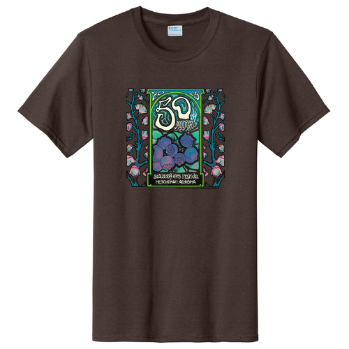Port and Company Basic T-Shirt -- Brown