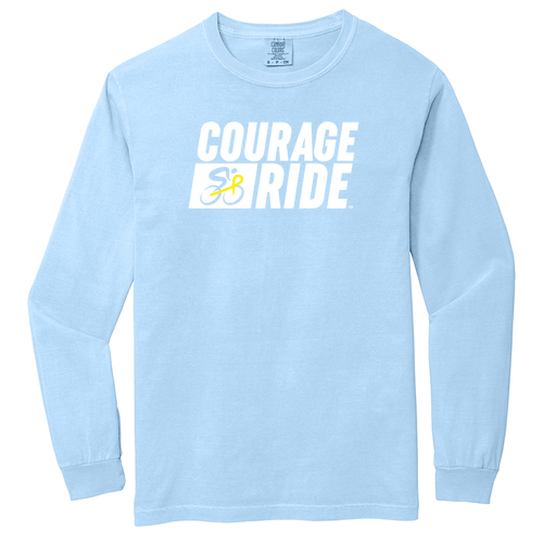 Comfort Colors Ringspun Long Sleeve Tee -- Hydrangea