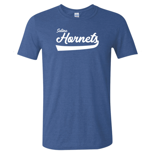 Mens/Unisex Gildan Softstyle T-Shirt -- Heather Royal