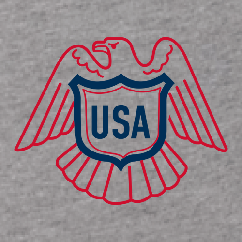 J America Triblend Pullover Fleece Hood- Solid Colors -- Grey TriBlend