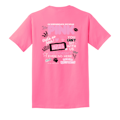Port and Company 5.4 oz Cotton T-Shirt -- Neon Pink