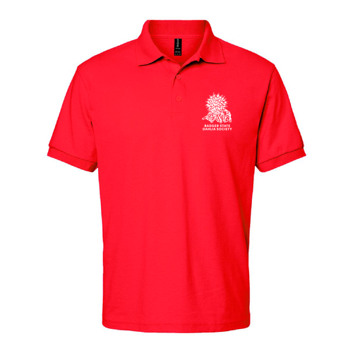 Gildan DryBlend Jersey Polo -- Red