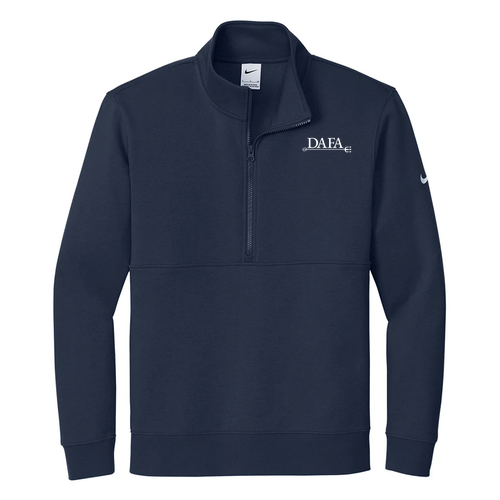 Nike Club Fleece Sleeve Swoosh 1/2-Zip -- Midnight Navy