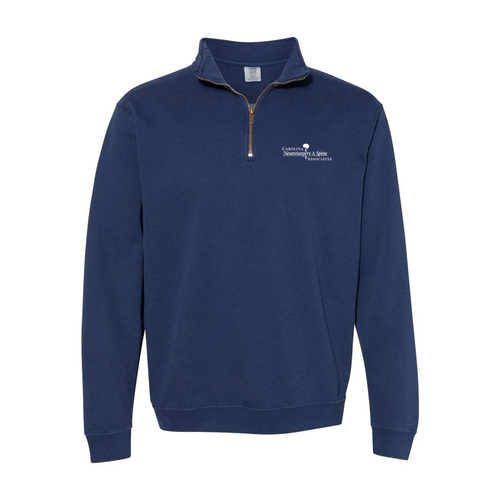 Navy Comfort Colors Quarter-Zip Sweatshirt