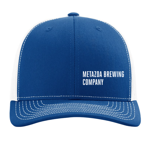 Richardson Snapback Trucker Cap -- Royal / White