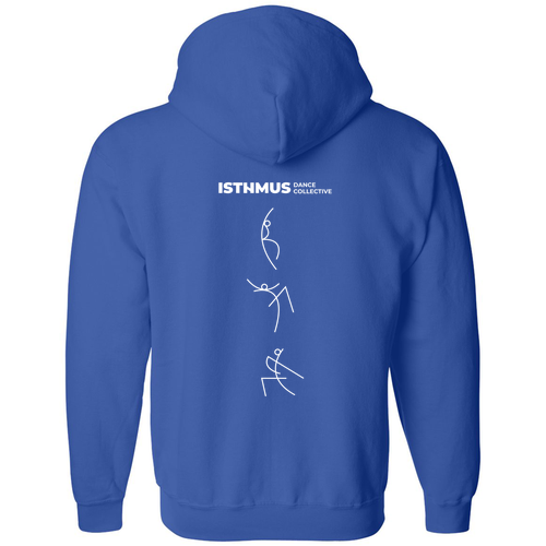 Gildan Full Zip Hooded Sweatshirt -- Royal