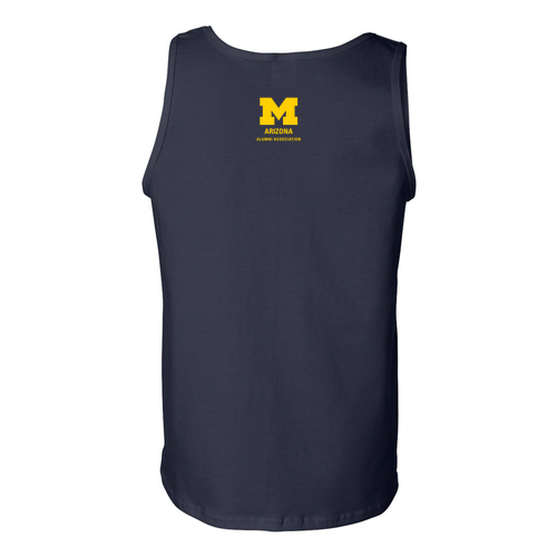 Gildan Ultra Cotton Tank Top -- Navy, State Outline