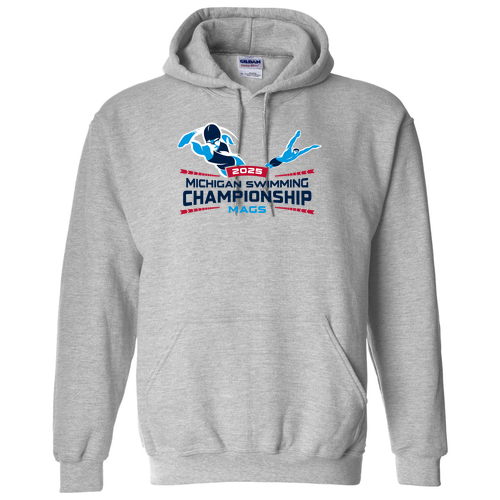Mens/Unisex Gildan Heavy Blend Hooded Sweatshirt -- Sport Grey