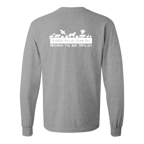 Gildan Heavy Cotton Longsleeve Basic Tee -- Sport Grey