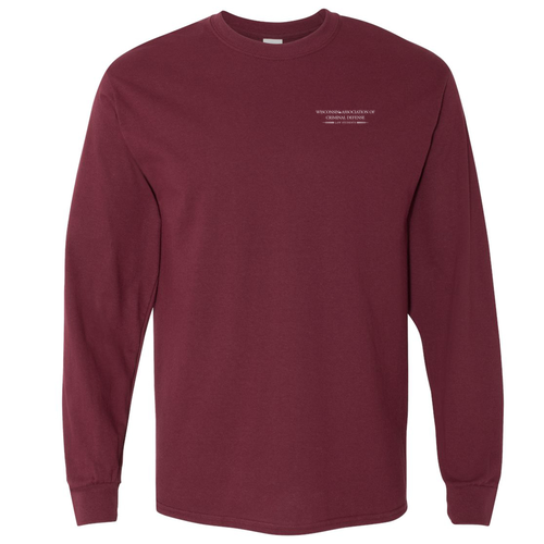 Gildan Heavy Cotton Longsleeve T-Shirt -- Maroon