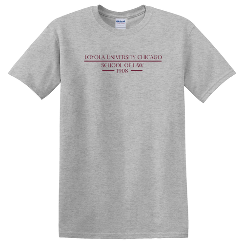 School Of Law Est. 1908 Basic T-Shirt -- Ash