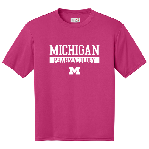 A4 Cooling Performance Short Sleeve Tee -- Fuchsia