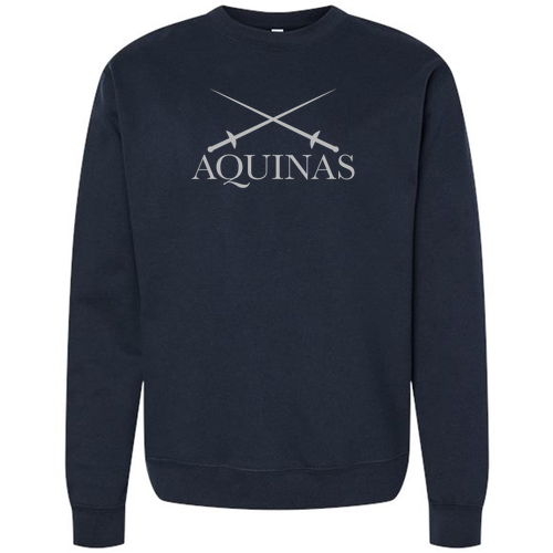 Crossed Swords Independent Trading Crewneck Sweatshirt -- Classic Navy