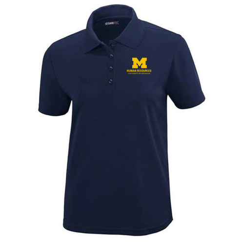 Ladies Ash City Core 365 Origin Performance Pique Polo -- Classic Navy