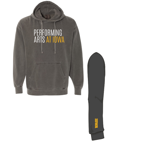 Comfort Colors Garment Dyed Hooded Pullover Sweatshirt -- Pepper