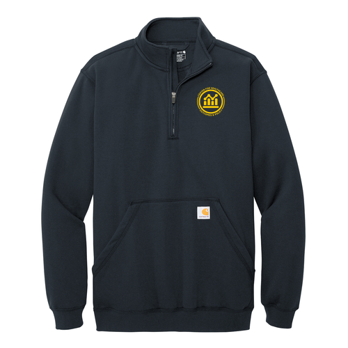Carhartt Midweight 1/4-Zip Mock Neck Sweatshirt -- New Navy