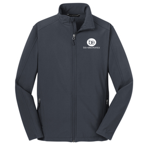 Port Authority Tall Core Soft Shell Jacket -- Battleship Grey [HIDE]